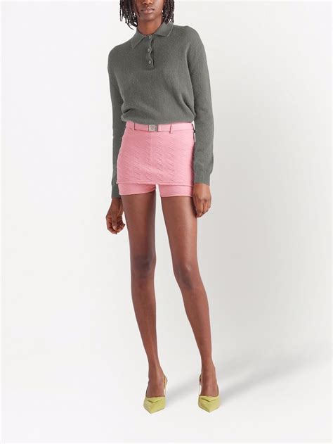 prada mini short|Prada shorts women.